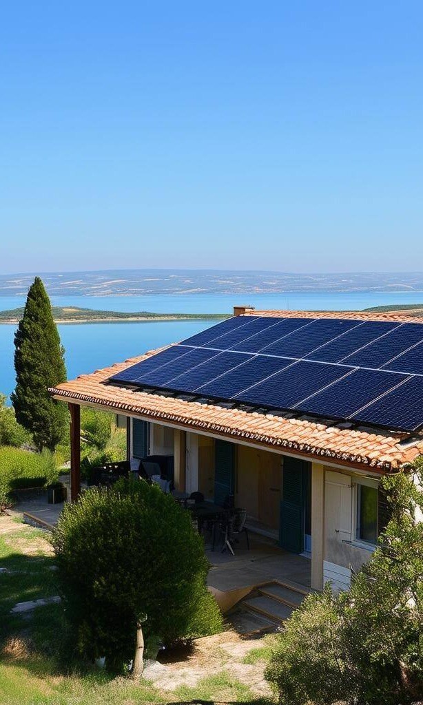 Panneaux solaire dans l'Hérault