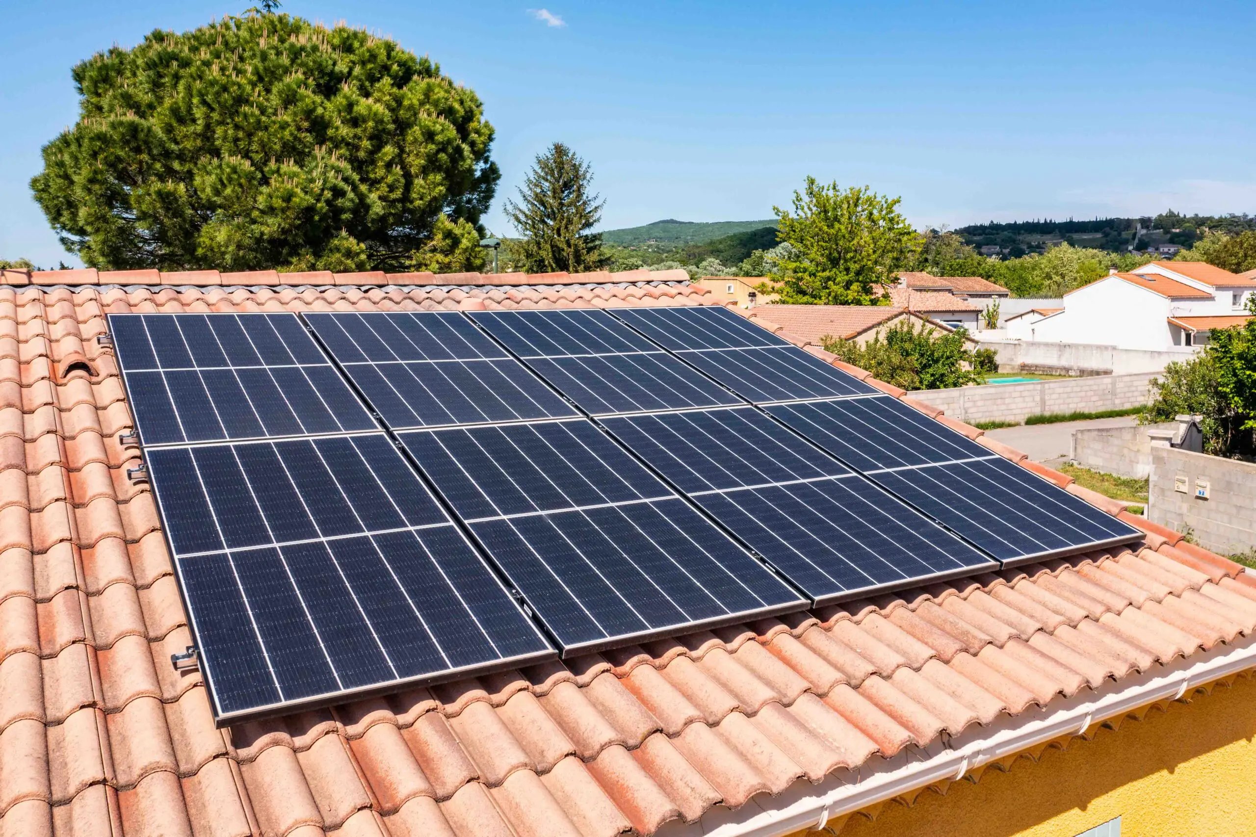 Panneaux solaires sud